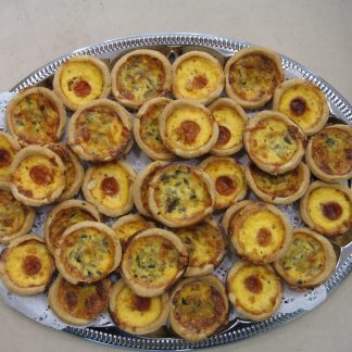 Deli Platters - Mini Quiche Platter - 50 pieces