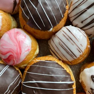 Iced Chanukah Doughnut - large (single)